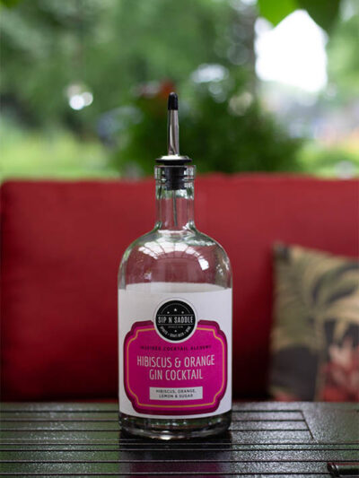 Hibiscus Orange Gin Cocktail Infusion